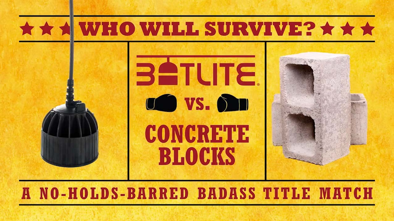 BATLite vs Concrete Block Video Frame